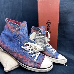 Converse x Missoni Zig Zag Knit Chuck Taylor Hi Sneakers Womens 8 NWT